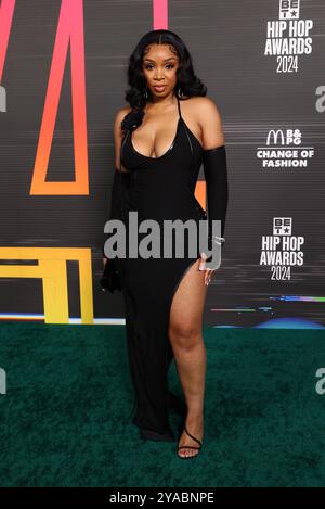Las Vegas, USA. Oktober 2024. LightSkinKeisha bei den BET Hip Hop Awards 2024, die am 8. Oktober 2024 im Drai's Beach Club – Nachtclub im Cromwell Las Vegas in Las Vegas stattfanden © JPA/AFF-USA.com Credit: AFF/Alamy Live News Stockfoto