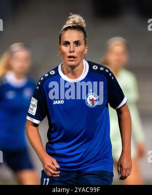 Potsdam, Deutschland. Oktober 2024. Fußball, Frauen: Bundesliga, 1. FFC Turbine Potsdam - SGS Essen, 6. Spieltag, Karl-Liebknecht-Stadion, Potsdamer Jennifer Cramer. Quelle: Soeren Stache/dpa/Alamy Live News Stockfoto