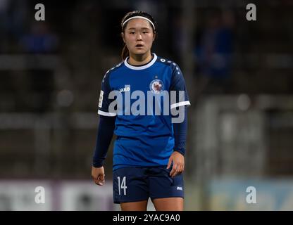 Potsdam, Deutschland. Oktober 2024. Fußball, Frauen: Bundesliga, 1. FFC Turbine Potsdam - SGS Essen, 6. Spieltag, Karl-Liebknecht-Stadion, Potsdamer Sara Ito. Quelle: Soeren Stache/dpa/Alamy Live News Stockfoto
