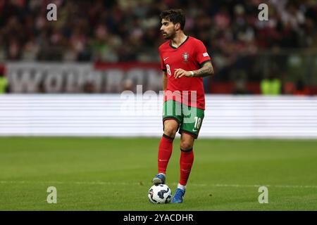 Ruben Neves von Portugal während der UEFA Nations League, Liga A, Gruppe A1 Fußball Spiel zwischen Polen und Portugal am 12. Oktober 2024 bei PGE Narodowy in Warschau, Polen Stockfoto