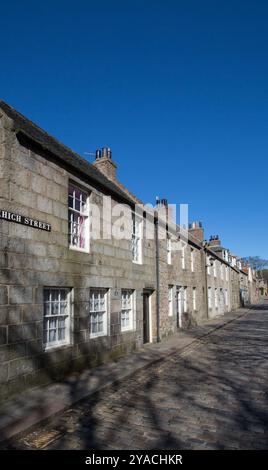 Die High Street in Old Aberdeen, in der Nähe der Universität von Aberdeen Stockfoto