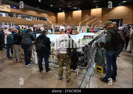 Die Great Electric Train Show im Marshall-Stadion in Milton Keynes. Stockfoto