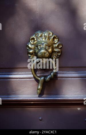 Straßenszenen und Details aus Colmar, Elsass, Frankreich und Europa zeigen die historische und farbenfrohe Natur der Stadt. Stockfoto