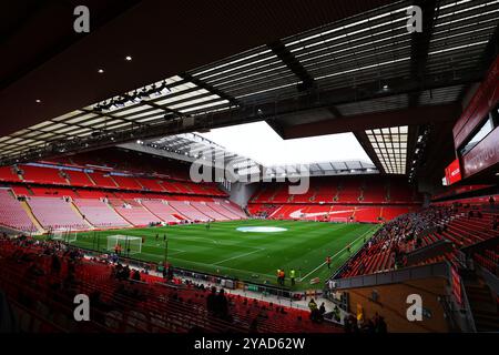 Liverpool, Großbritannien. Oktober 2024. Allgemeiner Blick auf das Stadion vor dem FA Women's Super League Spiel in Anfield, Liverpool. Der Bildnachweis sollte lauten: Annabel Lee-Ellis/Sportimage Credit: Sportimage Ltd/Alamy Live News Stockfoto