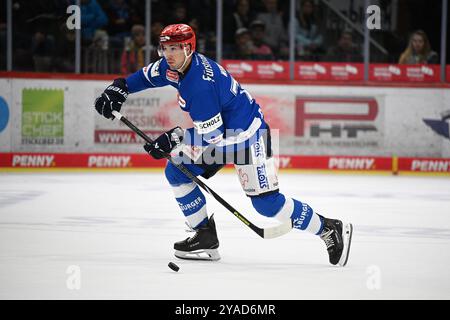 Will Weber (Schwenninger Wild Wings #78) Schwenninger Wild Wings gegen Augsburger Panther Eishockey, DEL, Spieltag 9, Saison 2024/2025, 13.10.2024 Foto: Eibner-Pressefoto/Sven Laegler Stockfoto