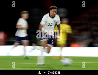 Bournemouth, England, 11. Oktober 2024. Morgan Rogers aus England während des Qualifikationsspiels der UEFA-U21-Europameisterschaft im Vitality Stadium in Bournemouth. Der Bildnachweis sollte lauten: Paul Terry / Sportimage Stockfoto