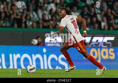 Vasco Lopes während des Spiels der Liga Portugal zwischen Teams von Sporting CP und AVS Futebol SAD im Estadio Jose Alvalade (Maciej Rogowski) Stockfoto