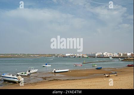 Fischerboote in Isla Cristina Stockfoto