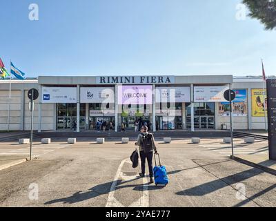 Italien, Rimini, TTG Tourismusmesse Stockfoto