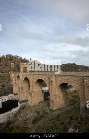 Puente Romano de Alcántara, Caceres, Extremadura, Spanien, Europa Stockfoto