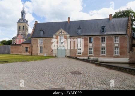 Abteipark in Leuven in Belgien. Stockfoto