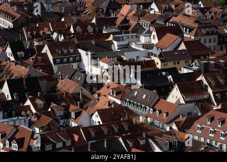 Heidelberg, Baden, Deutschland. Oktober 2024. Blick auf die Altstadt von Heidelberg, Deutschland. (Kreditbild: © Matias Basualdo/ZUMA Press Wire) NUR REDAKTIONELLE VERWENDUNG! Nicht für kommerzielle ZWECKE! Stockfoto