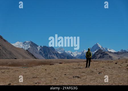 Trekking zum Shimshal Pass, Shimshal, Gojal, Pakistan Stockfoto