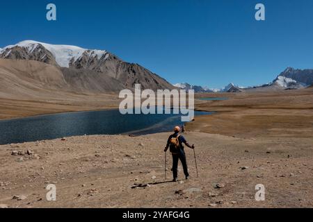 Trekking zum Shimshal Pass, Shimshal, Gojal, Pakistan Stockfoto