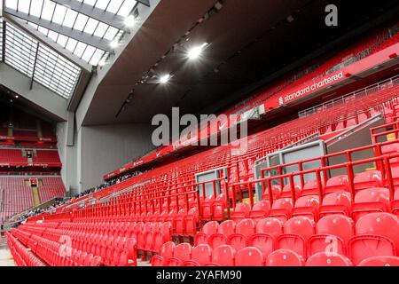 Liverpool, Großbritannien. Oktober 2024. Anfield, Liverpool, England, 13. Oktober 2024: Anfield während des Spiels der Barclays Womens Super League zwischen Liverpool und Manchester City in Anfield in Liverpool, England. (Sean Chandler/SPP) Credit: SPP Sport Press Photo. /Alamy Live News Stockfoto