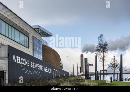 Brüssel, Belgien, 11 05 2017: Standort von Docks Bruxsel ein neues Einkaufszentrum in Europa Stockfoto