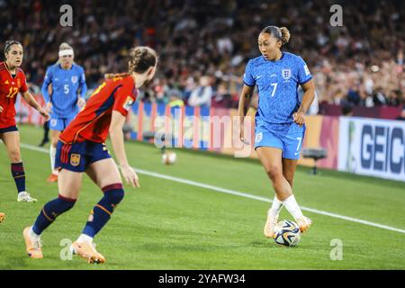 SYDNEY, AUSTRALIEN, 20. AUGUST: Lauren JAMES von England spielt im Finale der FIFA Frauen-Weltmeisterschaft Australien Neuseeland 2023 gegen England Stockfoto