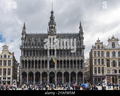 Das Brüsseler Museum der Geschichte, Grand Place, Brüssel, Belgien, August 2017, Europa Stockfoto