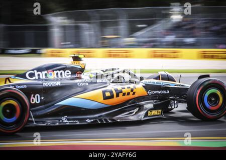 MELBOURNE, AUSTRALIEN, MÄRZ 31: Lando Norris aus Großbritannien fährt den McLaren MCL36 während des Trainings beim Großen Preis von Australien 2023 am Albert Par Stockfoto