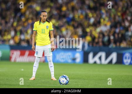 BRISBANE, AUSTRALIEN, 29. JULI: ADRIANA aus Brasilien spielt bei der FIFA Frauen-Weltmeisterschaft Australien Neuseeland 2023 im Brisbane Stadium gegen Frankreich Stockfoto