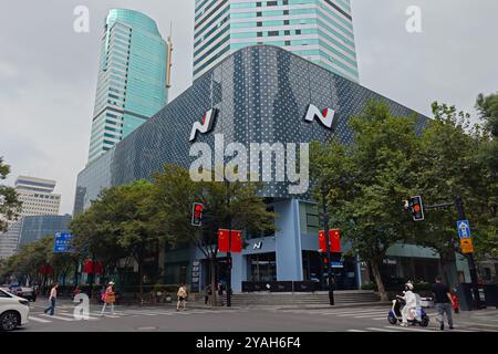 SHANGHAI, CHINA - 14. OKTOBER 2024 - der neu eröffnete Hyundai N Flagship Store in Shanghai, China, 14. Oktober 2024. Stockfoto