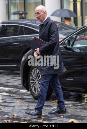 London, Großbritannien. Oktober 2024. Pat McFadden, Kanzler des Herzogtums Lancaster, kommt zum Internationalen Investitionsgipfel. Internationaler Investitionsgipfel in der City of London. Quelle: Karl Black/Alamy Live News Stockfoto