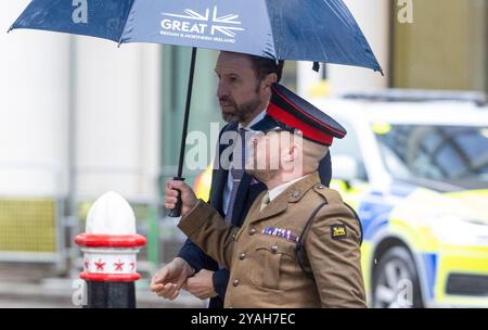 London, Großbritannien. Oktober 2024. Der ehemalige Engländer Manager Gareth Southgate kommt zum Internationalen Investitionsgipfel. Internationaler Investitionsgipfel in der City of London. Quelle: Karl Black/Alamy Live News Stockfoto