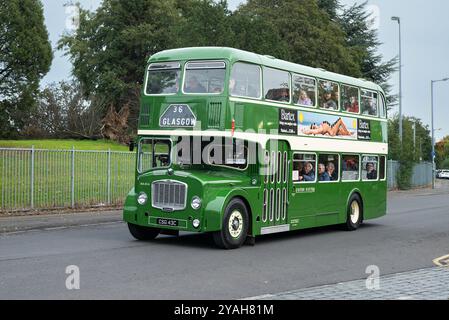 Bristol Lodekka Doppeldeckerbus aus dem Jahr 1960 im Glasgow Vintage Vehicle Trust am Open Weekend 2024 Stockfoto