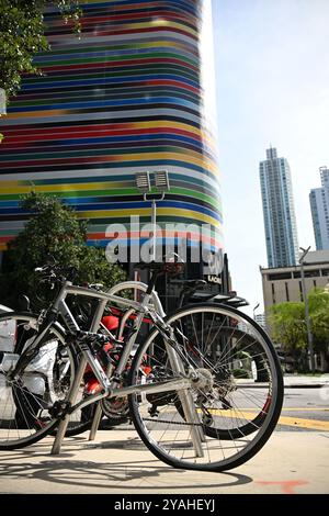 Miami Brickell an einem ruhigen Tag Stockfoto