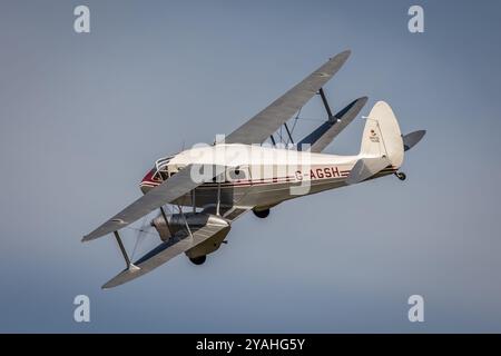 De Havilland DH89A Dragon Rapide 'G-AGSH', Old Warden Airfield, Biggleswade, Bedfordshire, England, UK Stockfoto