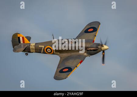 Hawker Sea Hurricane Mk 1b 'Z7015', Old Warden Airfield, Biggleswade, Bedfordshire, England, UK Stockfoto