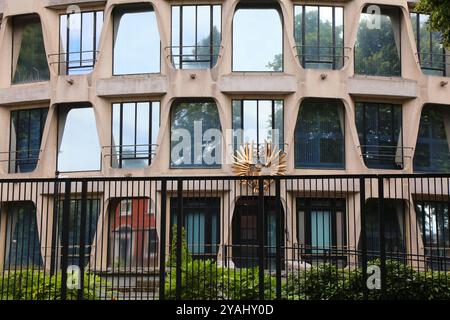 DUBLIN, IRLAND - 7. JULI 2024: Botschaft der Vereinigten Staaten in Dublin, Irland. Stockfoto