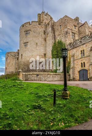 Historisches Chirk Castle Grounds & Gardens, Wales UK. Stockfoto