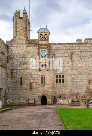 Historisches Chirk Castle Grounds & Gardens, Wales UK. Stockfoto