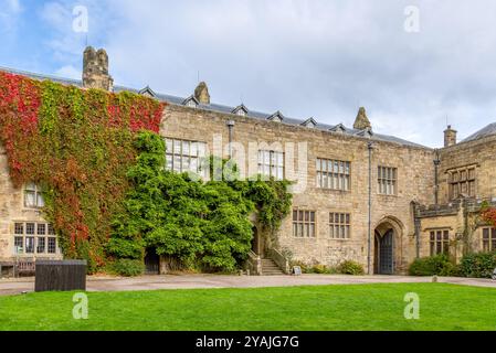 Historisches Chirk Castle Grounds & Gardens, Wales UK. Stockfoto