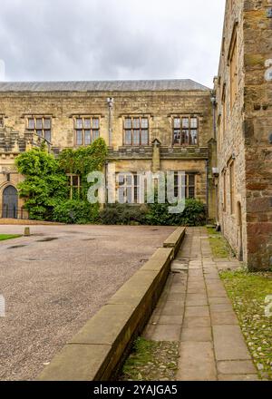 Historisches Chirk Castle Grounds & Gardens, Wales UK. Stockfoto