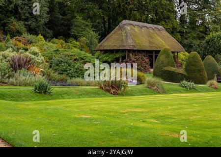 Historisches Chirk Castle Grounds & Gardens, Wales UK. Stockfoto