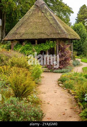 Historisches Chirk Castle Grounds & Gardens, Wales UK. Stockfoto