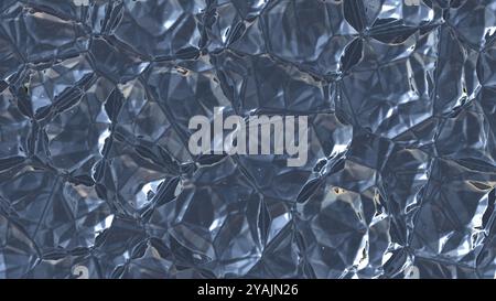 Abstrakter Blaugrauer Glashintergrund Stockfoto