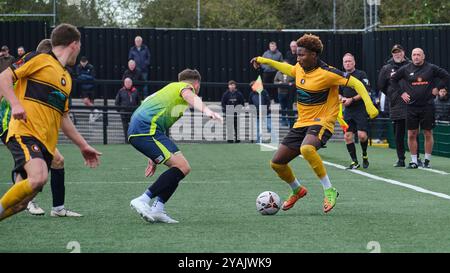 Rushall Olympic gegen Peterborough Sports (Qualifikation für den FA Cup in der vierten Runde) Stockfoto