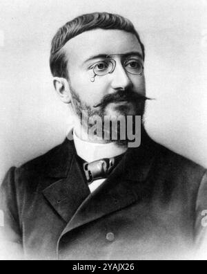 ALFRED BINET (1857-1911) französischer Psychologe Stockfoto