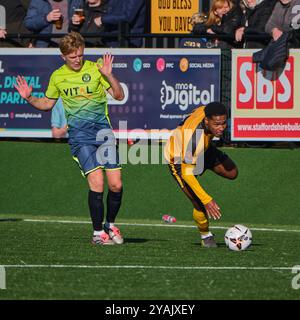 Rushall Olympic gegen Peterborough Sports (Qualifikation für den FA Cup in der vierten Runde) Stockfoto