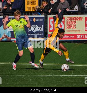 Rushall Olympic gegen Peterborough Sports (Qualifikation für den FA Cup in der vierten Runde) Stockfoto