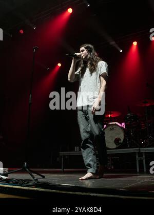 Mayday Parade während ihres Konzerts im Club Sant Jordi, Barcelona, Spanien. Foto von Mariano Anton. Stockfoto