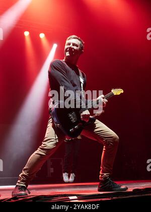 Mayday Parade während ihres Konzerts im Club Sant Jordi, Barcelona, Spanien. Foto von Mariano Anton. Stockfoto