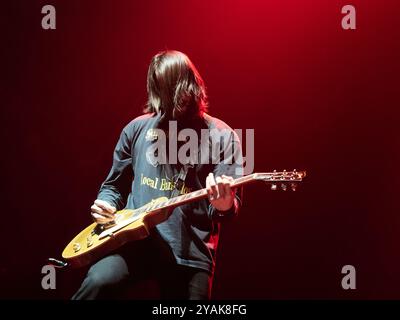 Mayday Parade während ihres Konzerts im Club Sant Jordi, Barcelona, Spanien. Foto von Mariano Anton. Stockfoto