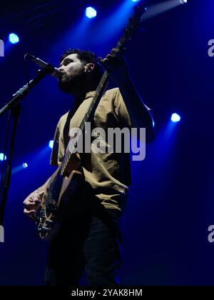 Mayday Parade während ihres Konzerts im Club Sant Jordi, Barcelona, Spanien. Foto von Mariano Anton. Stockfoto