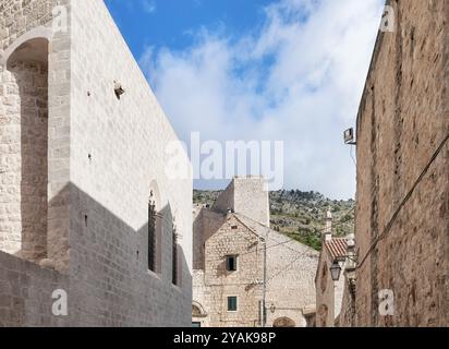 Foto der Altstadt von Dubrovnik, Kroatien. Stockfoto