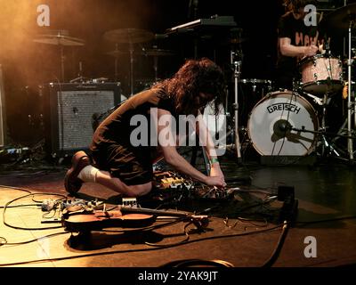 Los Sara Fontan während ihres Konzerts im Paral·lel 62, Barcelona, Spanien. Foto von Mariano Anton. Stockfoto