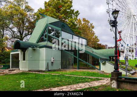 Vrnjacka Banja - Mineral Spring Lake Stockfoto